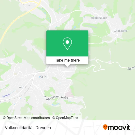 Карта Volkssolidarität