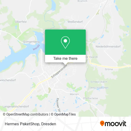 Карта Hermes PaketShop