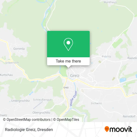 Radiologie Greiz map