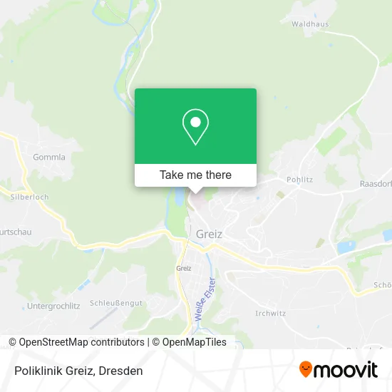 Карта Poliklinik Greiz