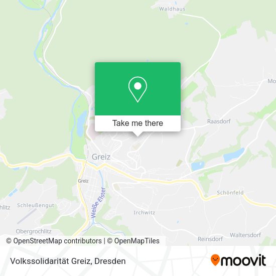 Карта Volkssolidarität Greiz