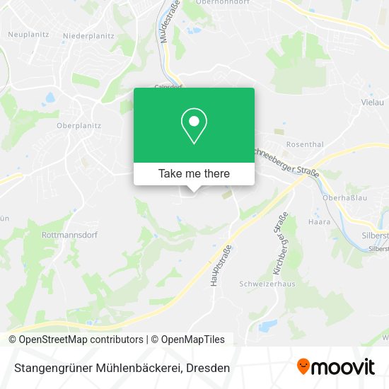 Карта Stangengrüner Mühlenbäckerei