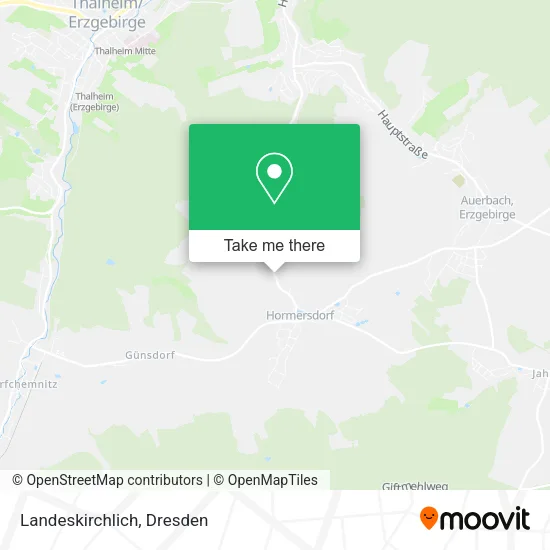 Карта Landeskirchlich