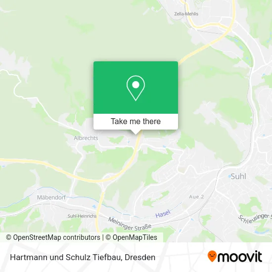 Карта Hartmann und Schulz Tiefbau