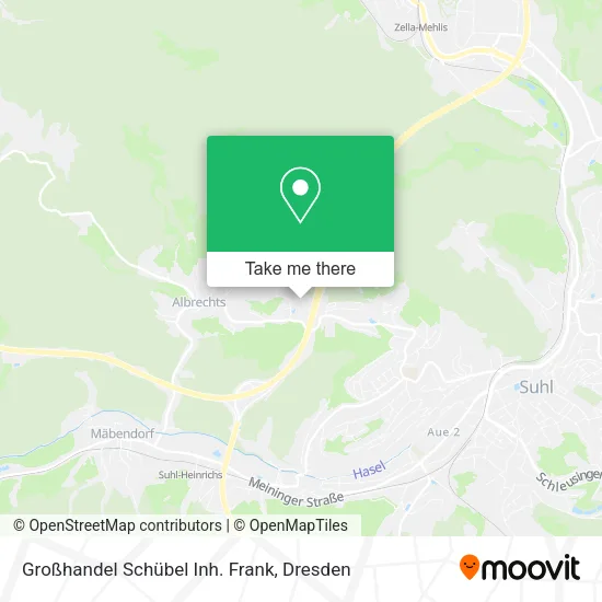 Карта Großhandel Schübel Inh. Frank