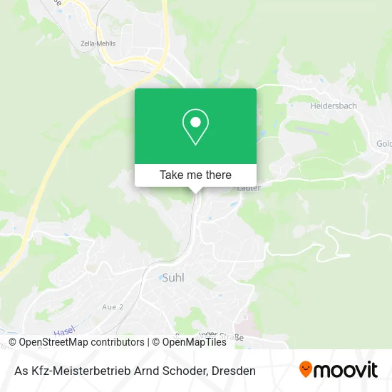 Карта As Kfz-Meisterbetrieb Arnd Schoder