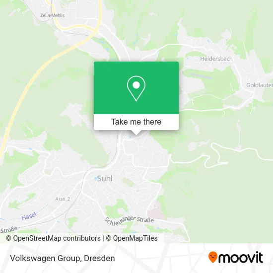 Карта Volkswagen Group