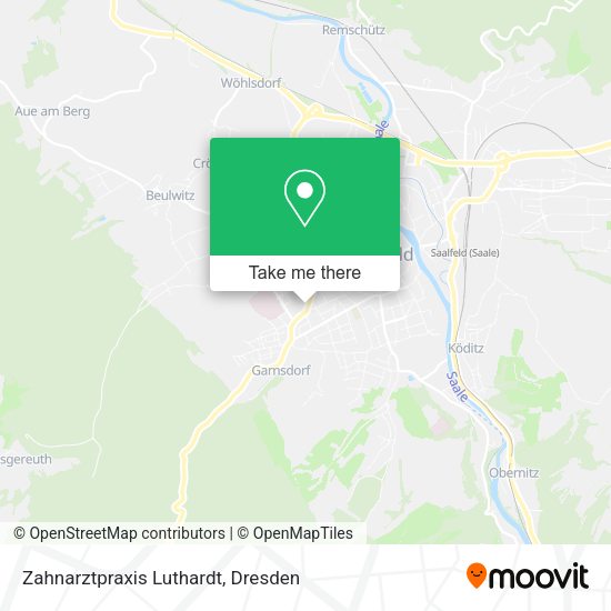 Карта Zahnarztpraxis Luthardt