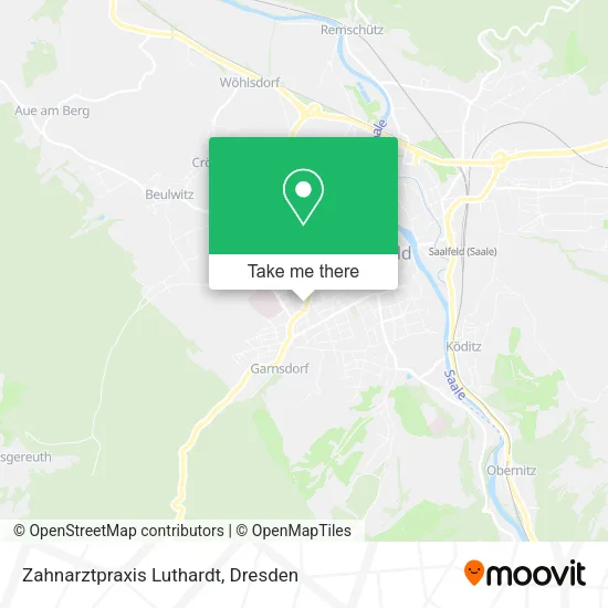Карта Zahnarztpraxis Luthardt
