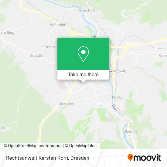 Карта Rechtsanwalt Kersten Korn