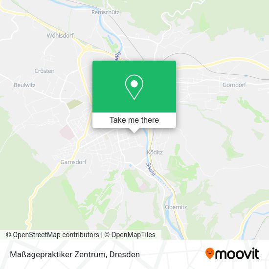 Карта Maßagepraktiker Zentrum