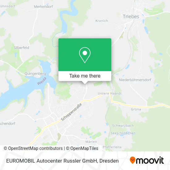 Карта EUROMOBIL Autocenter Russler GmbH