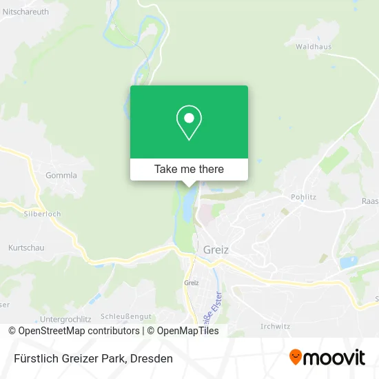 Карта Fürstlich Greizer Park