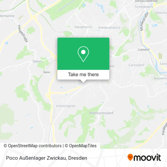 Карта Poco Außenlager Zwickau
