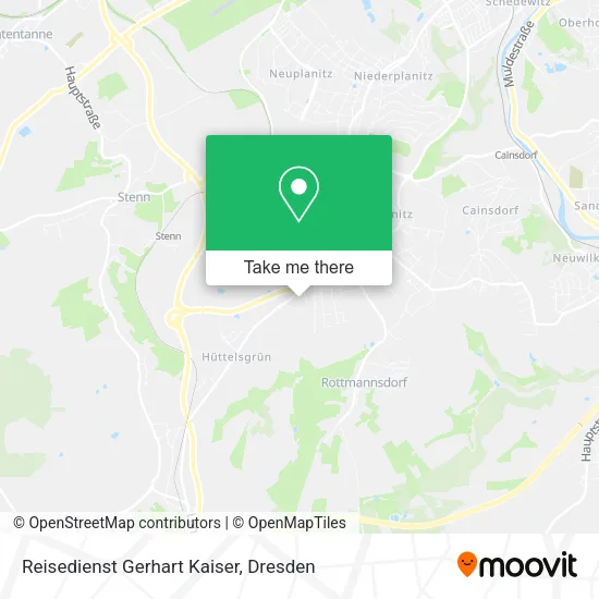 Карта Reisedienst Gerhart Kaiser