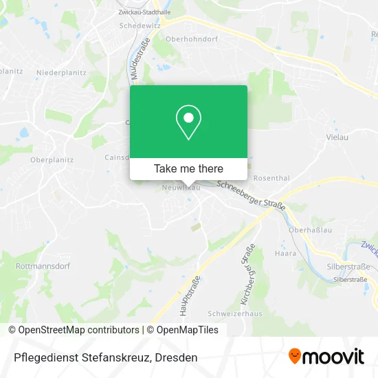 Карта Pflegedienst Stefanskreuz