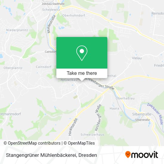 Карта Stangengrüner Mühlenbäckerei