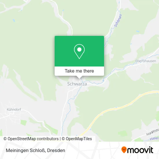 Meiningen Schloß map