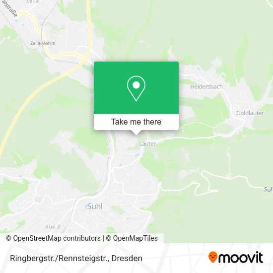 Карта Ringbergstr./Rennsteigstr.