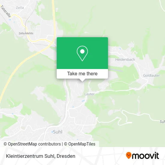 Карта Kleintierzentrum Suhl