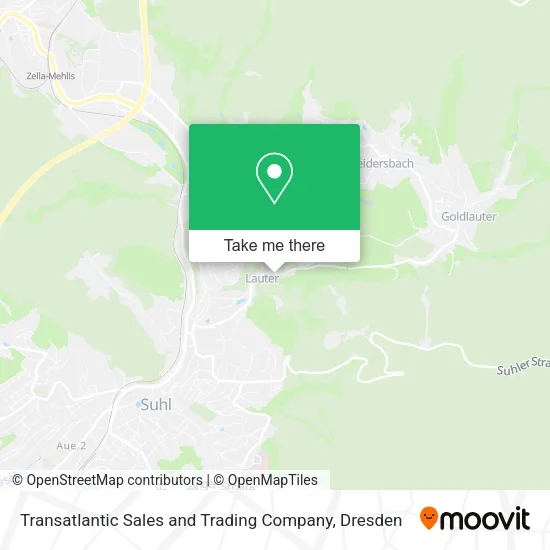 Карта Transatlantic Sales and Trading Company