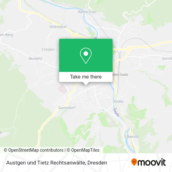 Карта Austgen und Tietz Rechtsanwälte