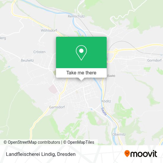 Карта Landfleischerei Lindig