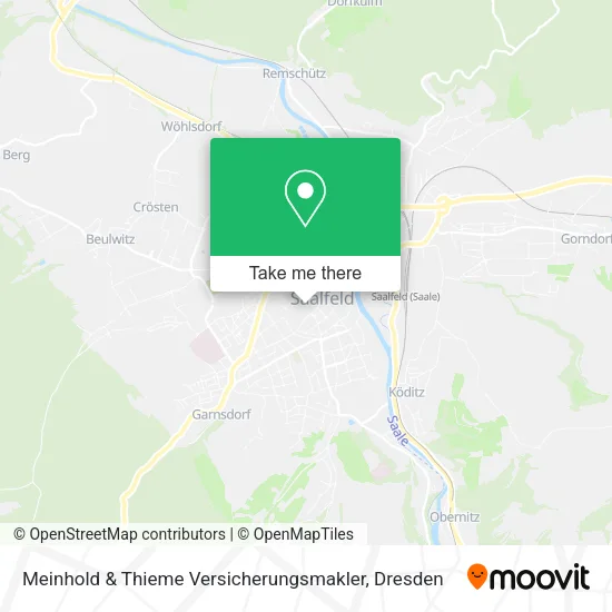 Карта Meinhold & Thieme Versicherungsmakler