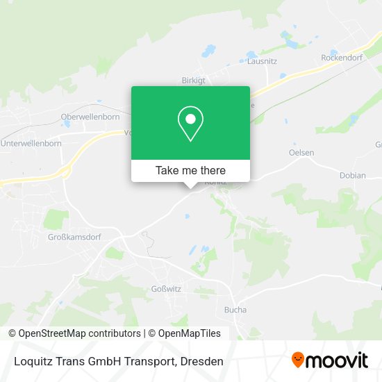Карта Loquitz Trans GmbH Transport
