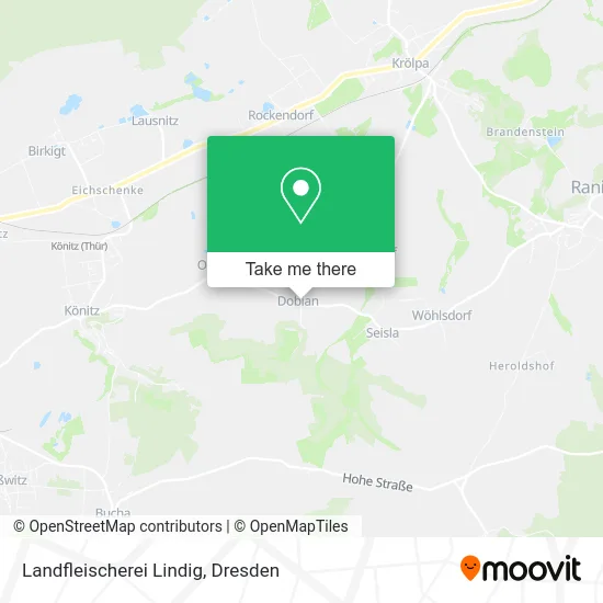 Карта Landfleischerei Lindig