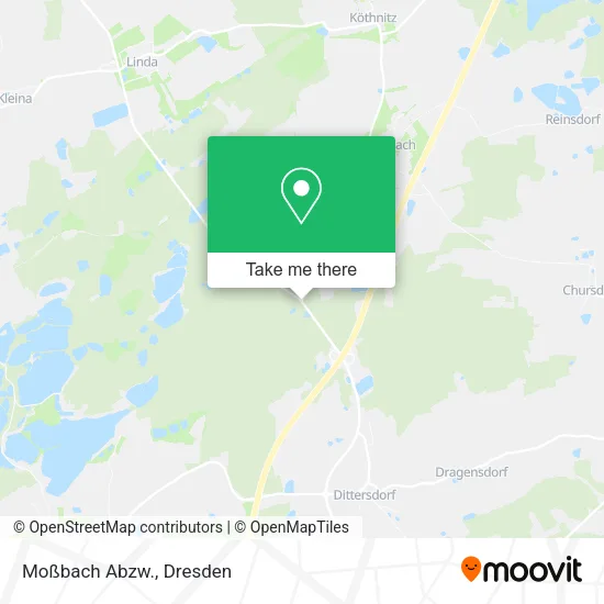 Карта Moßbach Abzw.