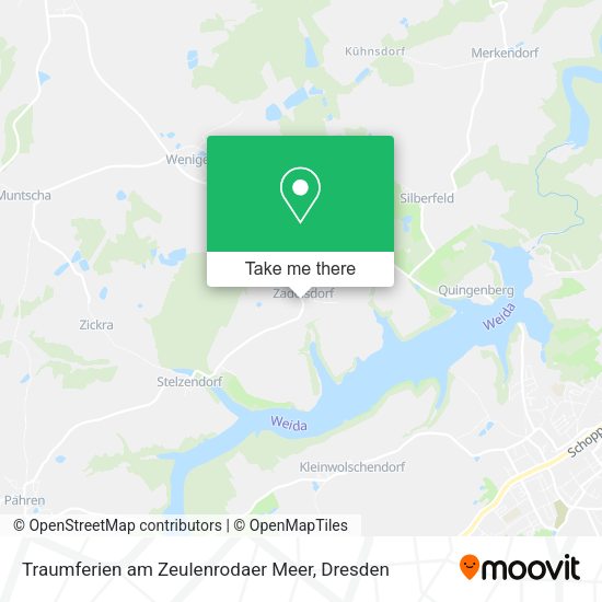 Карта Traumferien am Zeulenrodaer Meer