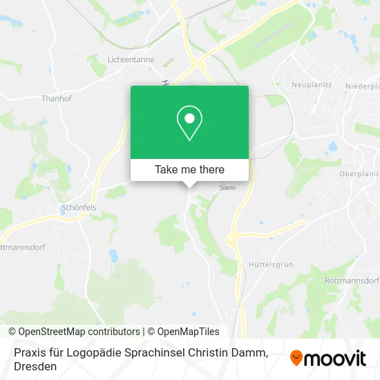 Карта Praxis für Logopädie Sprachinsel Christin Damm