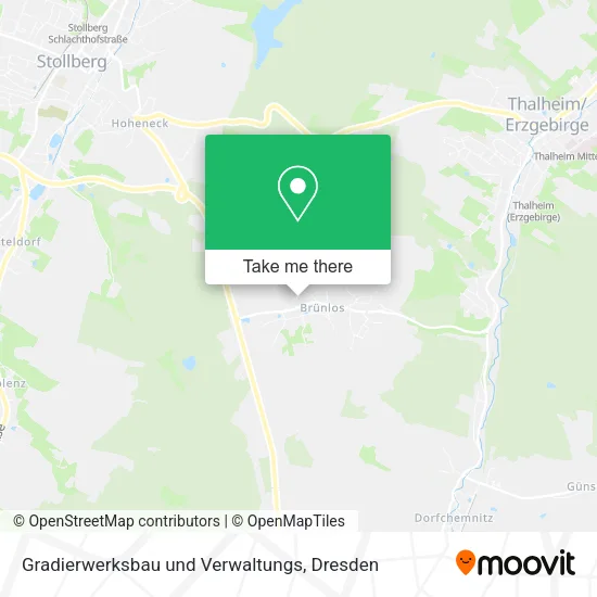 Карта Gradierwerksbau und Verwaltungs