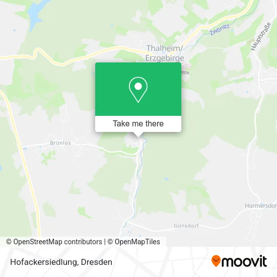 Карта Hofackersiedlung