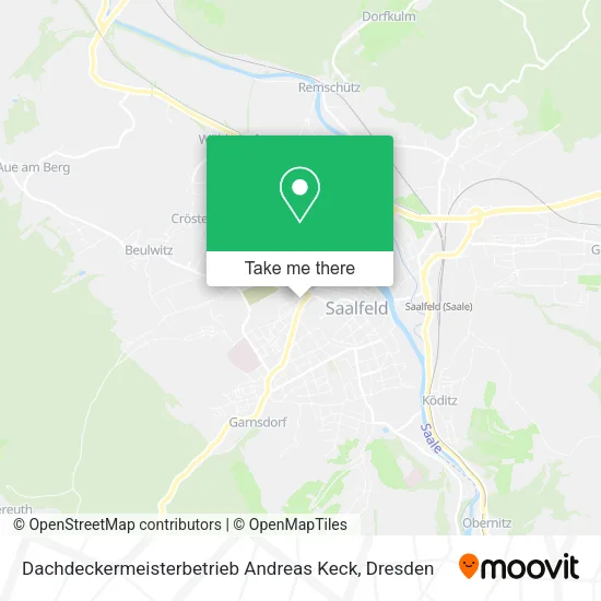 Карта Dachdeckermeisterbetrieb Andreas Keck