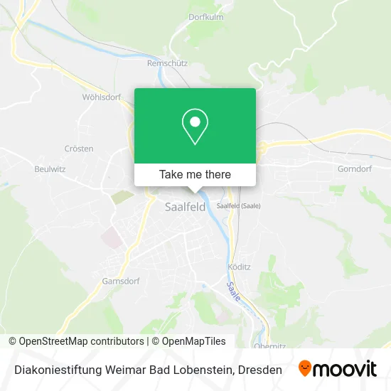Карта Diakoniestiftung Weimar Bad Lobenstein