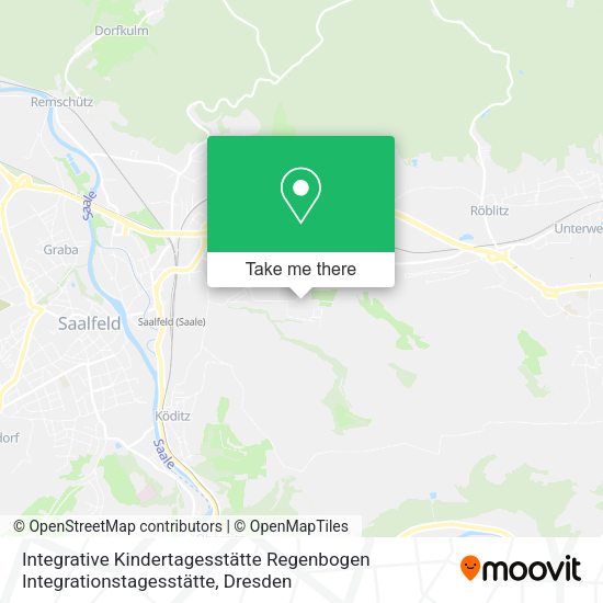 Карта Integrative Kindertagesstätte Regenbogen Integrationstagesstätte
