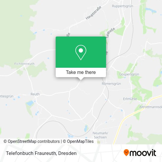 Карта Telefonbuch Fraureuth