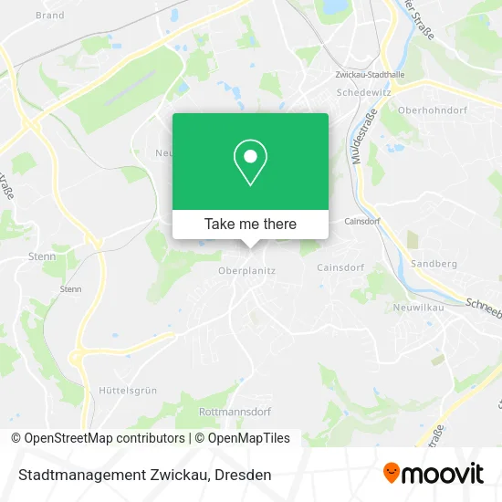 Карта Stadtmanagement Zwickau