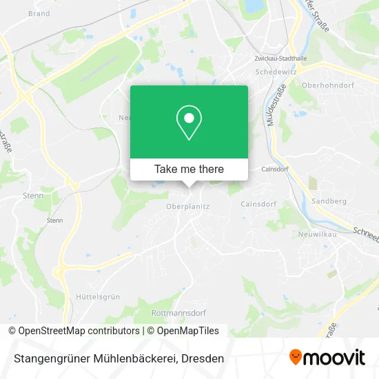 Карта Stangengrüner Mühlenbäckerei