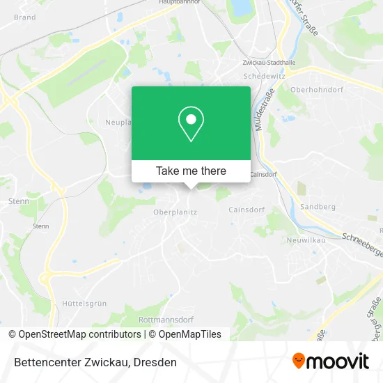 Карта Bettencenter Zwickau