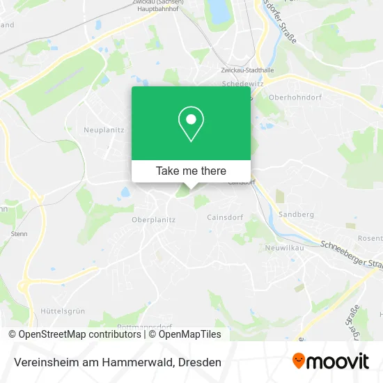 Карта Vereinsheim am Hammerwald