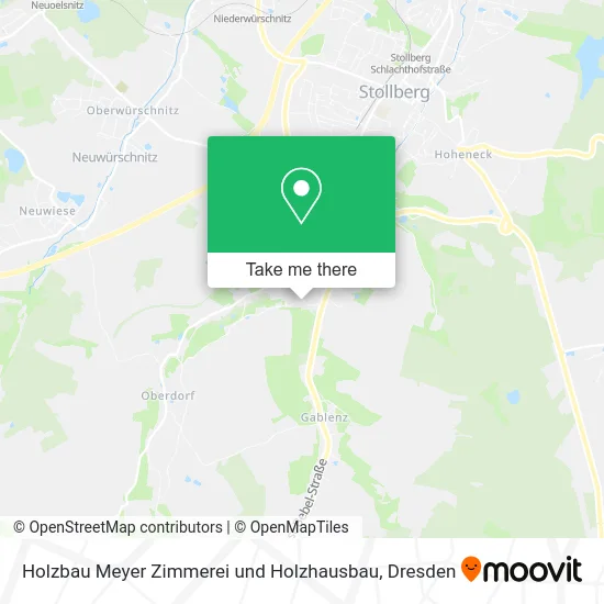 Holzbau Meyer Zimmerei und Holzhausbau map