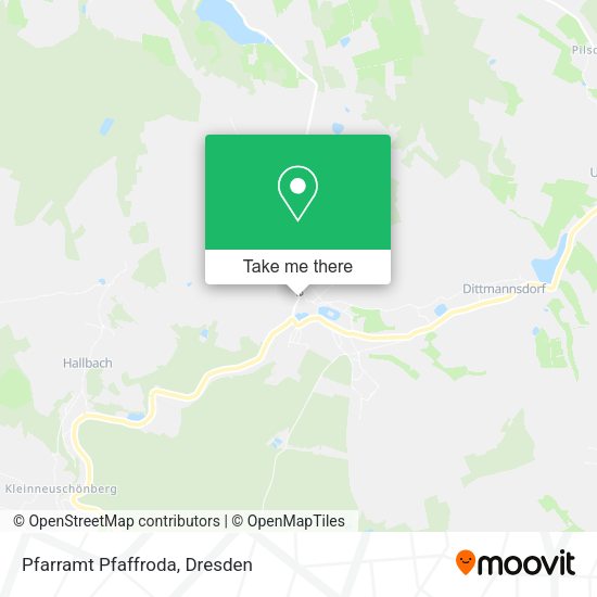 Карта Pfarramt Pfaffroda