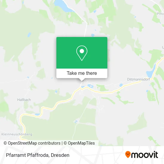 Карта Pfarramt Pfaffroda