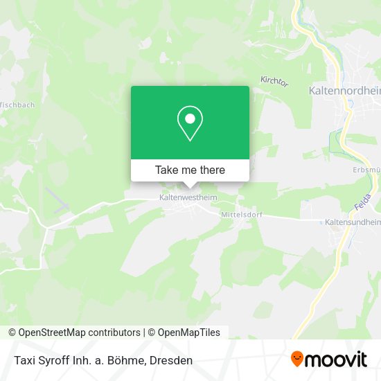 Карта Taxi Syroff Inh. a. Böhme