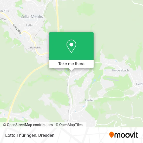 Lotto Thüringen map