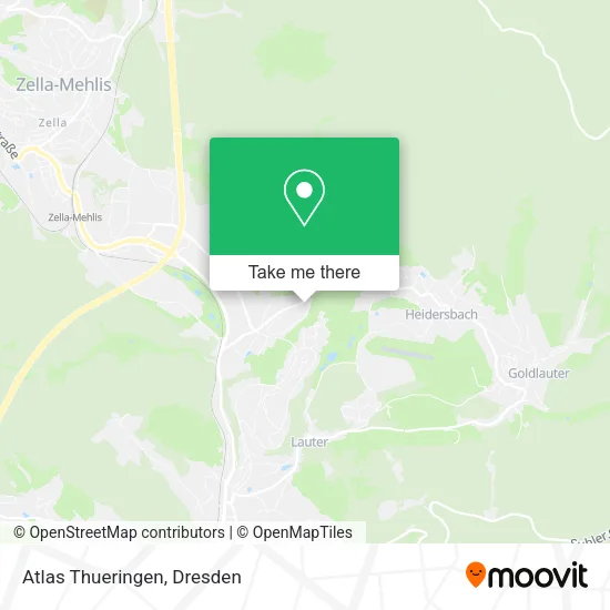 Карта Atlas Thueringen