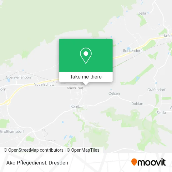 Ako Pflegedienst map